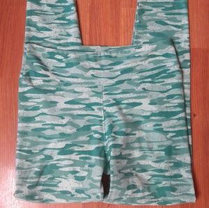 LULAROE Green Camo Leggings